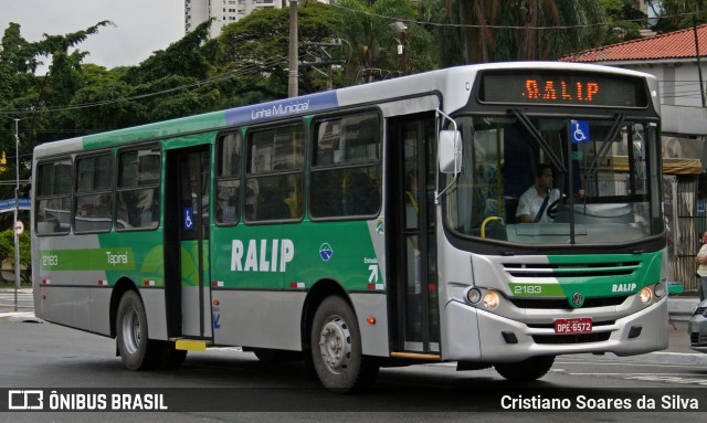 Ralip Transportes Rodoviários 2183 na cidade de São Paulo, São Paulo, Brasil, por Cristiano Soares da Silva. Número da foto: #6305796.