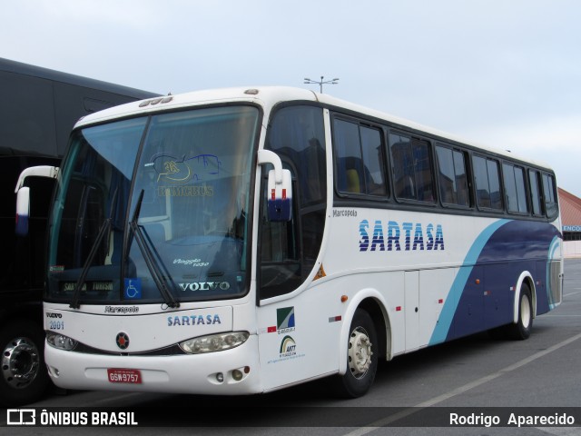 Viação Sartasa 2001 na cidade de Aparecida, São Paulo, Brasil, por Rodrigo  Aparecido. Número da foto: #6305385.