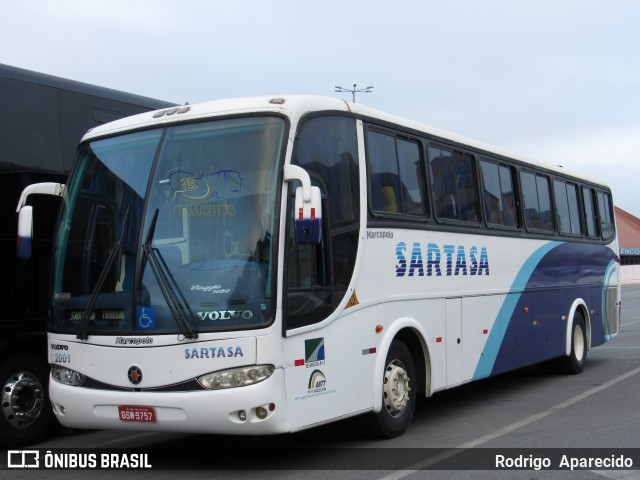 Viação Sartasa 2001 na cidade de Aparecida, São Paulo, Brasil, por Rodrigo  Aparecido. ID da foto: 6305385.