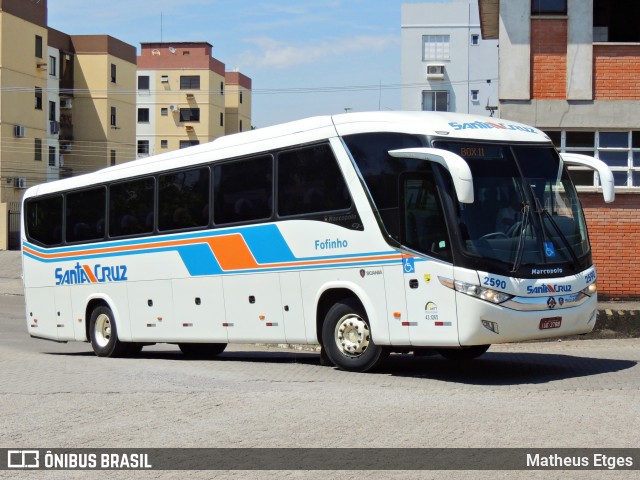 VUSC - Viação União Santa Cruz 2590 na cidade de Santa Maria, Rio Grande do Sul, Brasil, por Matheus Etges. ID da foto: 6305788.