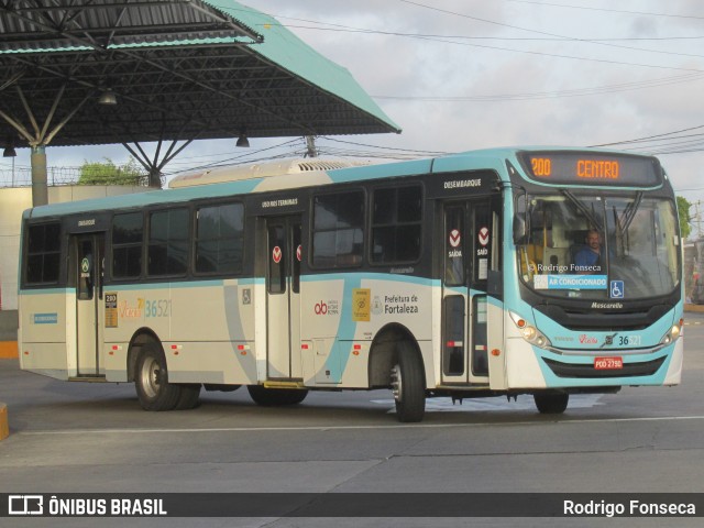 Viação Santa Cecília 36521 na cidade de Fortaleza, Ceará, Brasil, por Rodrigo Fonseca. ID da foto: 6305731.