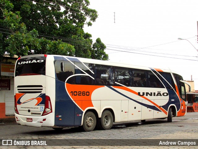 Expresso União 10260 na cidade de Pirapora, Minas Gerais, Brasil, por Andrew Campos. Número da foto: #6308399.