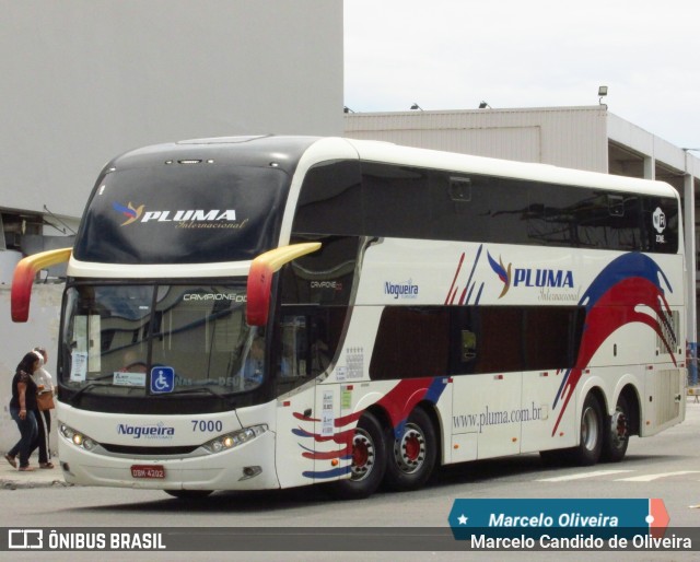Nogueira Turismo 7000 na cidade de Rio de Janeiro, Rio de Janeiro, Brasil, por Marcelo Candido de Oliveira. Número da foto: #6307664.