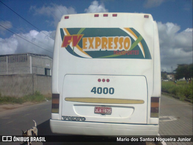 FV Expresso & Turismo 4000 na cidade de Simões Filho, Bahia, Brasil, por Mario dos Santos Nogueira Junior. Número da foto: #6307199.
