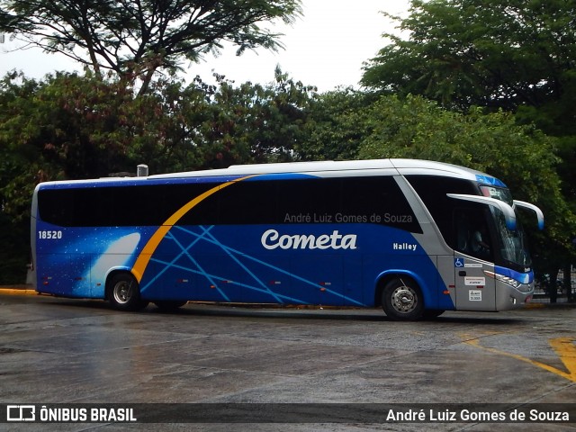 Viação Cometa 18520 na cidade de São Paulo, São Paulo, Brasil, por André Luiz Gomes de Souza. ID da foto: 6310358.