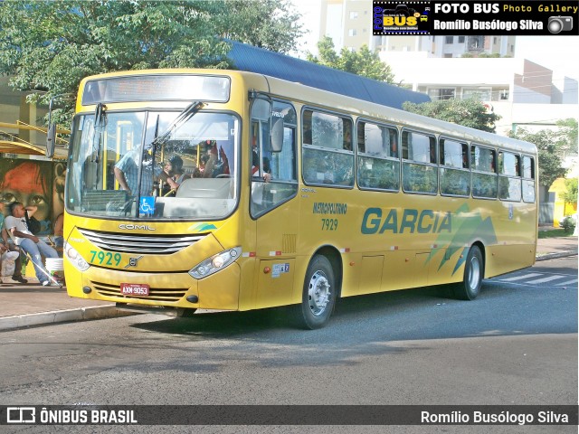 Viação Garcia 7929 na cidade de Rolândia, Paraná, Brasil, por Romílio Busólogo Silva . ID da foto: 6310733.