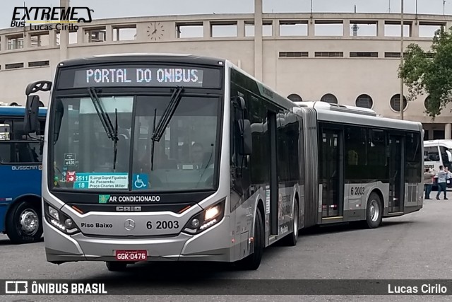 TUPI - Transportes Urbanos Piratininga 6 2003 na cidade de São Paulo, São Paulo, Brasil, por Lucas Cirilo. Número da foto: #6310096.