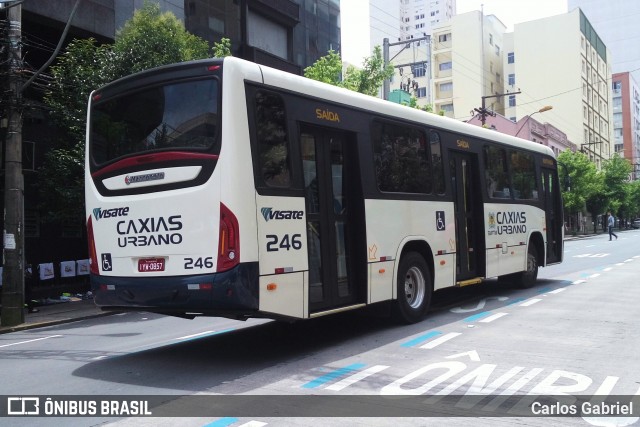 Visate - Viação Santa Tereza 246 na cidade de Caxias do Sul, Rio Grande do Sul, Brasil, por Carlos Gabriel. ID da foto: 6310731.