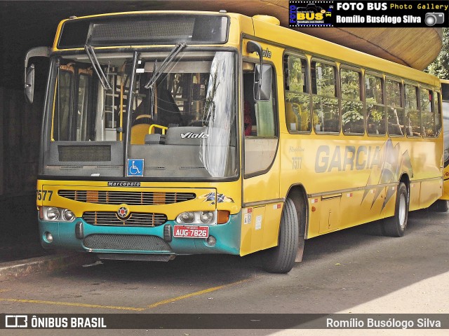 Viação Garcia 7577 na cidade de Londrina, Paraná, Brasil, por Romílio Busólogo Silva . Número da foto: #6310498.
