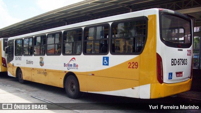 Belém Rio Transportes BD-87903 na cidade de Belém, Pará, Brasil, por Yuri Ferreira Marinho. ID da foto: 6309740.