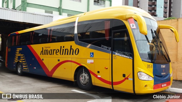 Expresso Amarelinho 353 na cidade de Sorocaba, São Paulo, Brasil, por Clébio Júnior. Número da foto: #6310159.