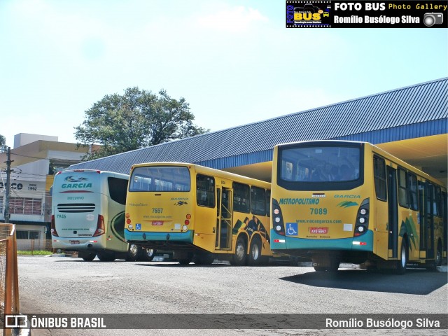 Viação Garcia 7089 na cidade de Rolândia, Paraná, Brasil, por Romílio Busólogo Silva . Número da foto: #6310405.