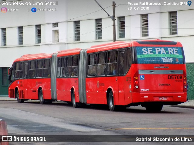 Cristo Rei > CCD Transporte Coletivo > SPE Via Mobilidade S/A DE708 na cidade de Curitiba, Paraná, Brasil, por Gabriel Giacomin de Lima. Número da foto: #6310151.