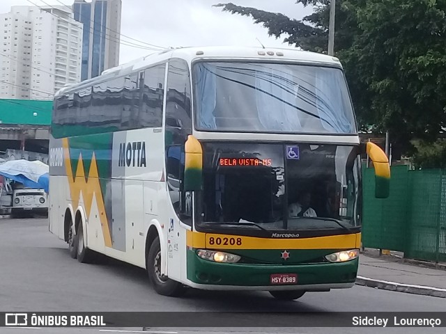 Viação Motta 80208 na cidade de Brasil, por Sidcley Lourenço. Número da foto: #6310257.
