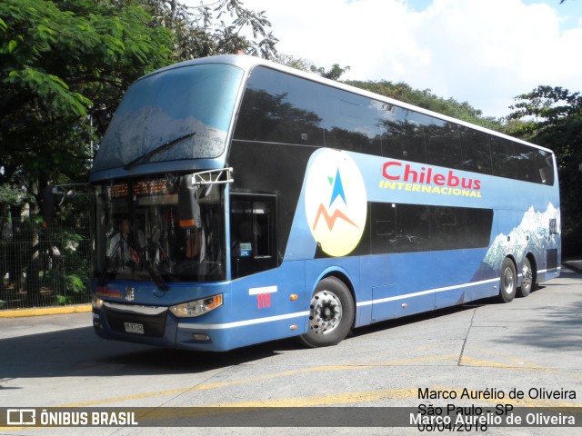 Chilebus Internacional 111 na cidade de São Paulo, São Paulo, Brasil, por Marco Aurélio de Oliveira. ID da foto: 6310743.