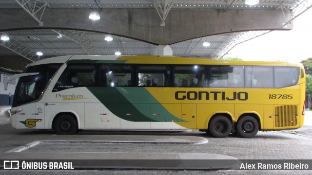 Empresa Gontijo de Transportes 18785 na cidade de Taubaté, São Paulo, Brasil, por Alex Ramos Ribeiro. Número da foto: #6310836.