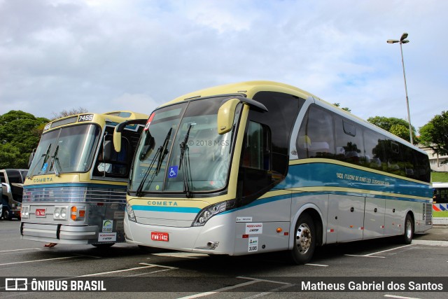 Viação Cometa 1402 na cidade de São Paulo, São Paulo, Brasil, por Matheus Gabriel dos Santos. ID da foto: 6311452.