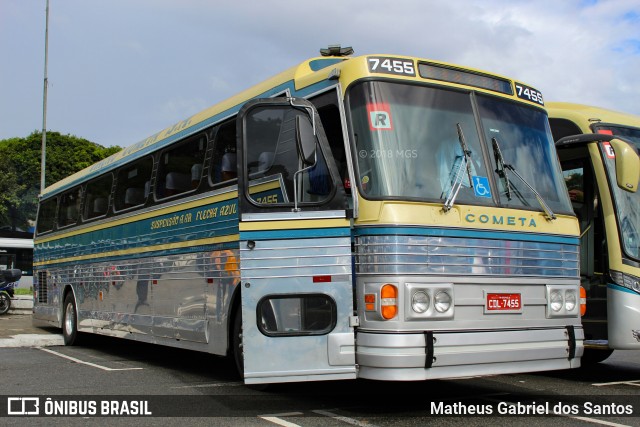 Viação Cometa 7455 na cidade de São Paulo, São Paulo, Brasil, por Matheus Gabriel dos Santos. Número da foto: #6311448.