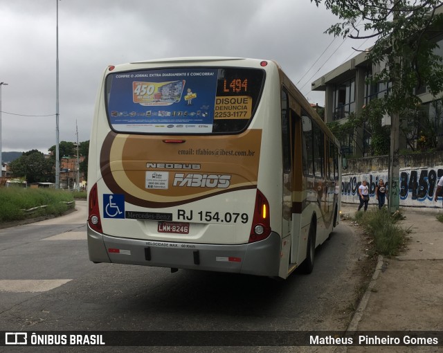 Transportes Fabio's RJ 154.079 na cidade de Brasil, por Matheus  Pinheiro Gomes. Número da foto: #6311275.