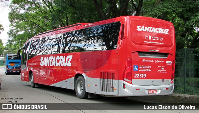 Viação Santa Cruz 22319 na cidade de São Paulo, São Paulo, Brasil, por Lucas Elson de Oliveira. Número da foto: #6311261.
