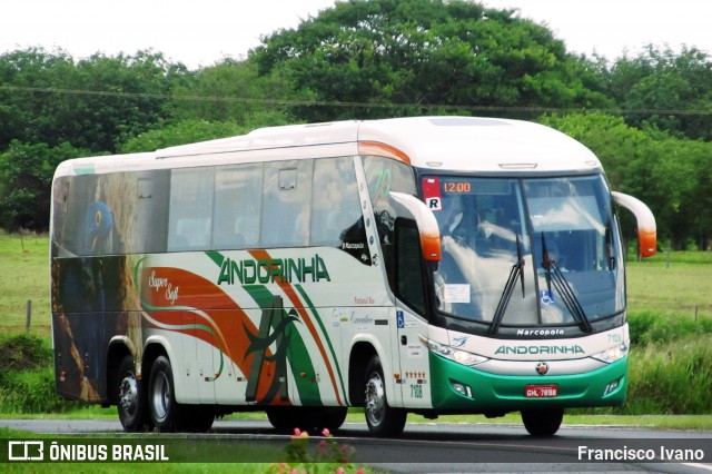 Empresa de Transportes Andorinha 7108 na cidade de Quatá, São Paulo, Brasil, por Francisco Ivano. ID da foto: 6312495.