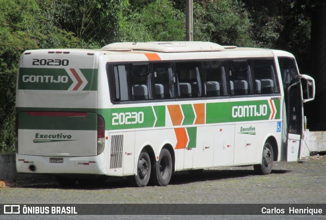 Empresa Gontijo de Transportes 20230 na cidade de Manhuaçu, Minas Gerais, Brasil, por Carlos  Henrique. ID da foto: 6312931.