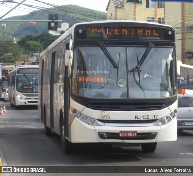 Evanil Transportes e Turismo RJ 132.112 na cidade de Nova Iguaçu, Rio de Janeiro, Brasil, por Lucas Alves Ferreira. ID da foto: 6311156.