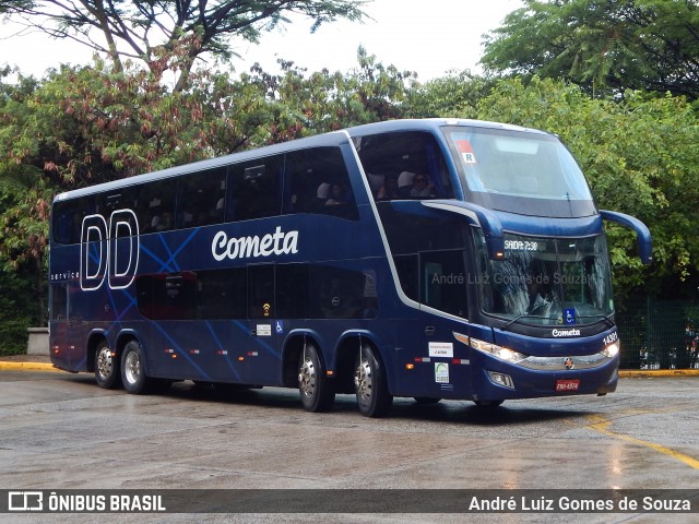 Viação Cometa 14301 na cidade de São Paulo, São Paulo, Brasil, por André Luiz Gomes de Souza. ID da foto: 6312521.