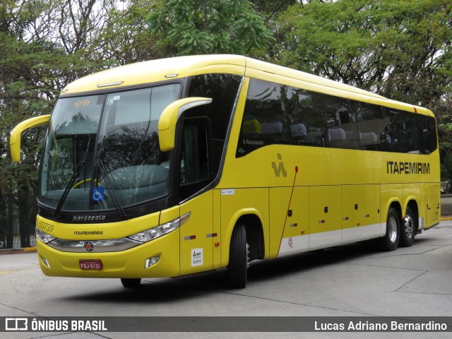 Viação Itapemirim 60739 na cidade de São Paulo, São Paulo, Brasil, por Lucas Adriano Bernardino. ID da foto: 6312893.