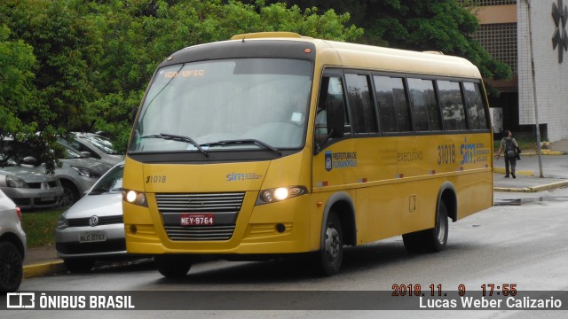 Transporte Coletivo Estrela 31018 na cidade de Florianópolis, Santa Catarina, Brasil, por Lucas Weber Calizario. ID da foto: 6311118.