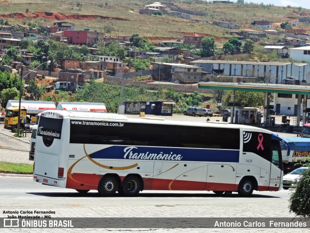 TransMônica 5428 na cidade de João Monlevade, Minas Gerais, Brasil, por Antonio Carlos Fernandes. ID da foto: 6311762.