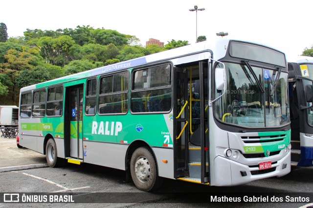 Ralip Transportes Rodoviários 2183 na cidade de São Paulo, São Paulo, Brasil, por Matheus Gabriel dos Santos. Número da foto: #6313460.