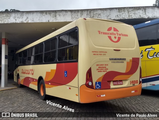 Transcotta Turismo 14010 na cidade de Ouro Preto, Minas Gerais, Brasil, por Vicente de Paulo Alves. ID da foto: 6315473.