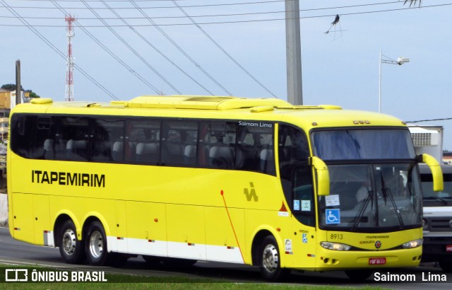 Viação Itapemirim 8913 na cidade de Vitória, Espírito Santo, Brasil, por Saimom  Lima. ID da foto: 6315013.