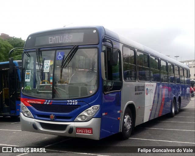BR Mobilidade Baixada Santista 7319 na cidade de São Paulo, São Paulo, Brasil, por Felipe Goncalves do Vale. Número da foto: #6313864.
