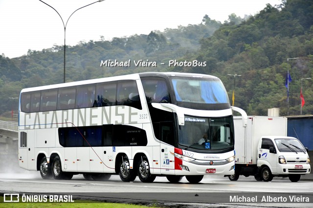 Auto Viação Catarinense 3522 na cidade de Barueri, São Paulo, Brasil, por Michael  Alberto Vieira. Número da foto: #6316023.
