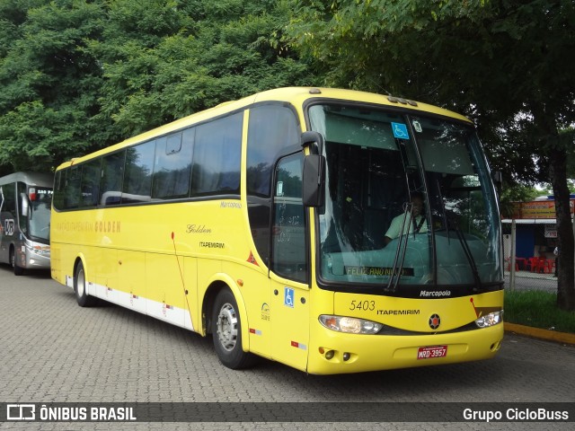Viação Itapemirim 5403 na cidade de São Paulo, São Paulo, Brasil, por Grupo CicloBuss. Número da foto: #6315208.