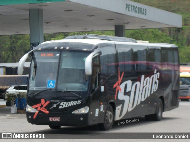 Solaris Transportes 10 na cidade de Juiz de Fora, Minas Gerais, Brasil, por Leonardo Daniel. Número da foto: #6314444.
