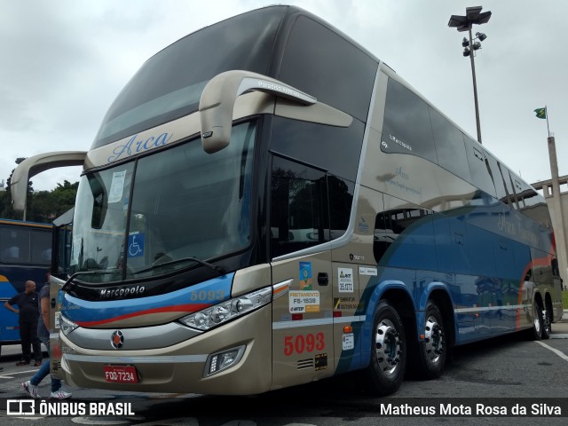 Arca Turismo 5093 na cidade de São Paulo, São Paulo, Brasil, por Matheus Mota Rosa da Silva. ID da foto: 6315482.