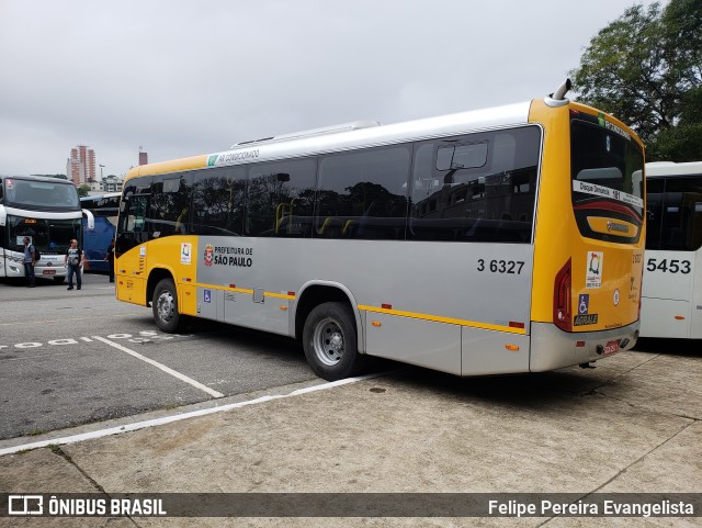 Transunião Transportes 3 6327 na cidade de São Paulo, São Paulo, Brasil, por Felipe Pereira Evangelista. Número da foto: #6314493.