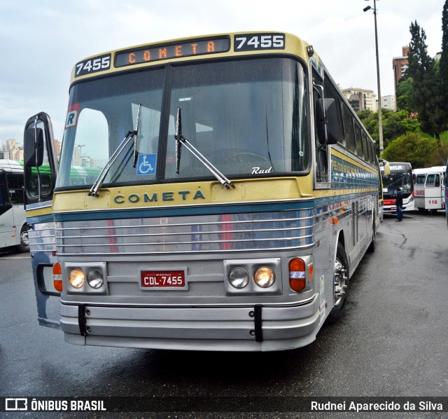 Viação Cometa 7455 na cidade de São Paulo, São Paulo, Brasil, por Rudnei Aparecido da Silva. Número da foto: #6315651.