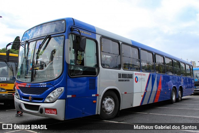 BR Mobilidade Baixada Santista 7319 na cidade de São Paulo, São Paulo, Brasil, por Matheus Gabriel dos Santos. ID da foto: 6313422.