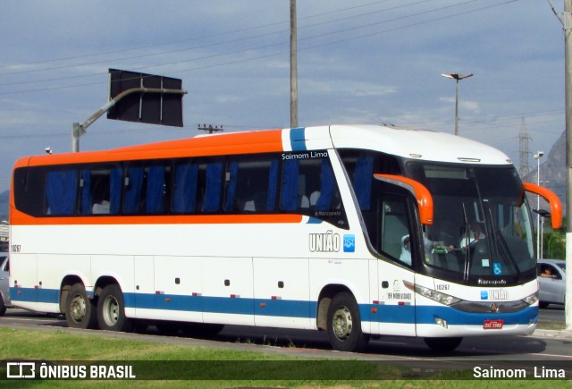 Expresso União 10267 na cidade de Vitória, Espírito Santo, Brasil, por Saimom  Lima. ID da foto: 6314924.