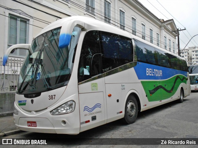 Bel-Tour Transportes e Turismo 387 na cidade de Petrópolis, Rio de Janeiro, Brasil, por Zé Ricardo Reis. Número da foto: #6261879.