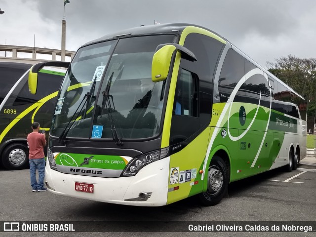 Expresso Princesa dos Campos 6441 na cidade de São Paulo, São Paulo, Brasil, por Gabriel Oliveira Caldas da Nobrega. Número da foto: #6316331.