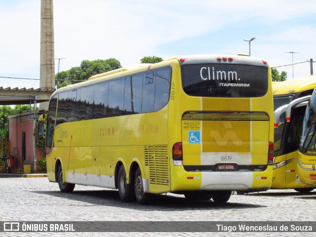 Viação Itapemirim 8619 na cidade de Belo Horizonte, Minas Gerais, Brasil, por Tiago Wenceslau de Souza. ID da foto: 6316611.