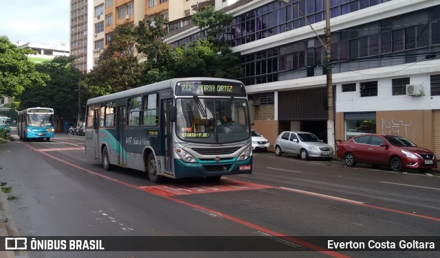 Viação Tabuazeiro 4457 na cidade de Vitória, Espírito Santo, Brasil, por Everton Costa Goltara. ID da foto: 6316533.