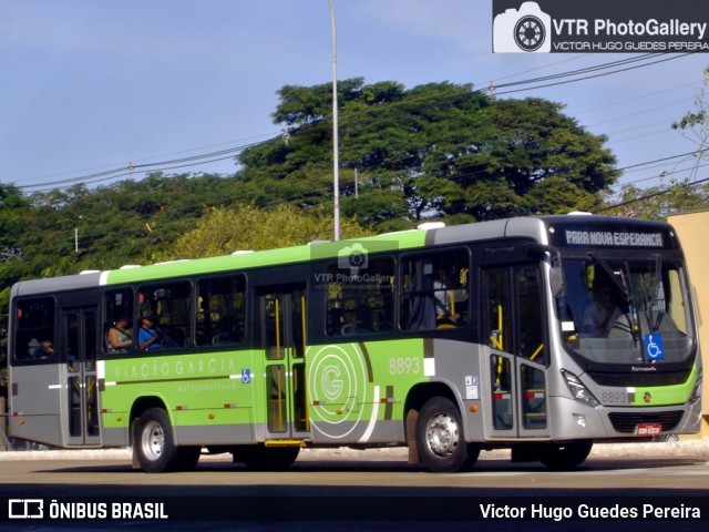 Viação Garcia 8893 na cidade de Maringá, Paraná, Brasil, por Victor Hugo Guedes Pereira. ID da foto: 6263183.