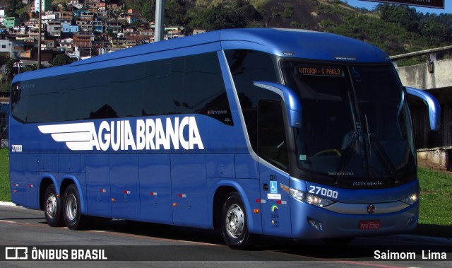 Viação Águia Branca 27000 na cidade de Vitória, Espírito Santo, Brasil, por Saimom  Lima. ID da foto: 6263022.