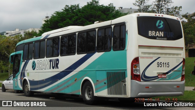 Brantur > Branbus > Viação Pato Branco 95115 na cidade de Florianópolis, Santa Catarina, Brasil, por Lucas Weber Calizario. Número da foto: #6262500.